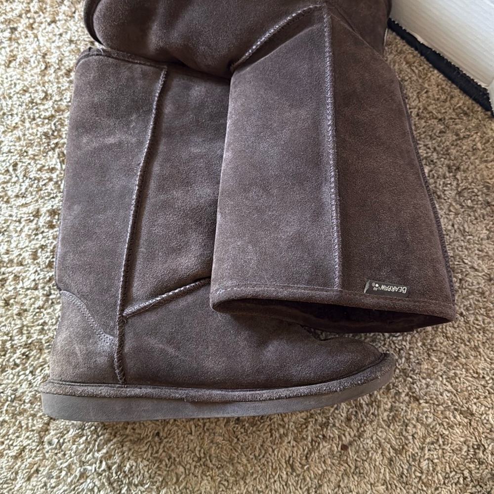 BearPaw Chocolate Brown Fleece Lined Footwear